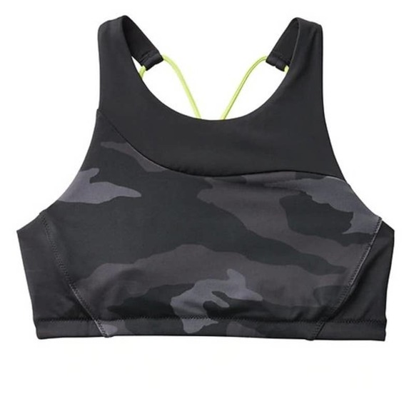 Athleta Freestyle Camo Crop Bikini Top A-C size S - Picture 4 of 4